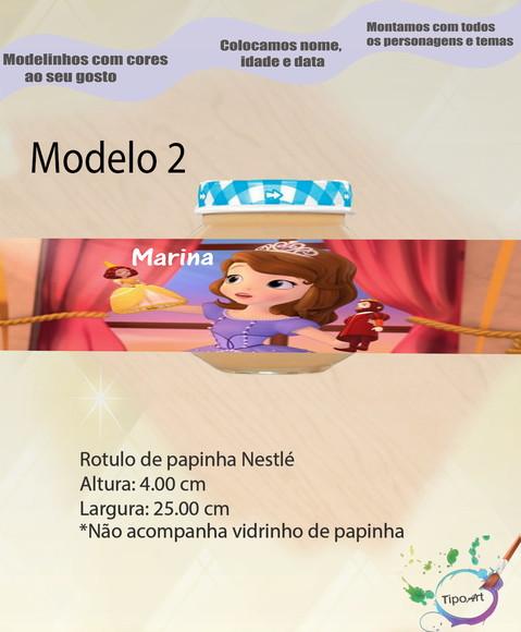 Rótulo Vidro Papinha-sofia