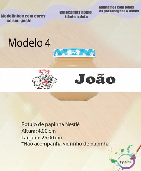 Rótulo Vidro Papinha-sp