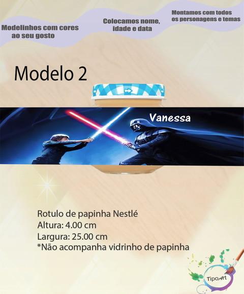 Rótulo Vidro Papinha-starwars