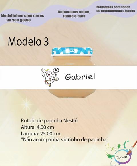 Rótulo Vidro Papinha-sp