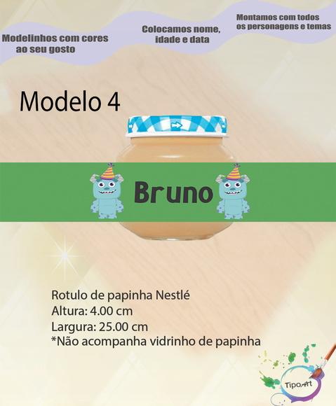 Rótulo Vidro Papinha-sullivan