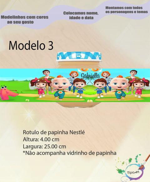 Rótulo Vidro Papinha-super Jojo