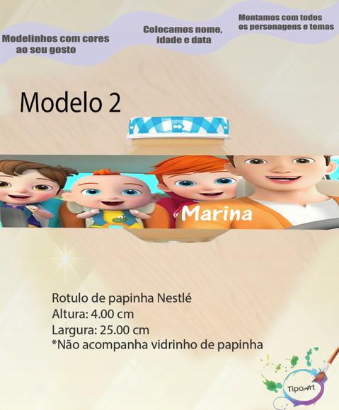 Rótulo Vidro Papinha-super Jojo