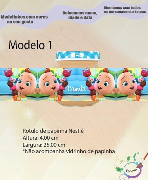 Rótulo Vidro Papinha-super Jojo