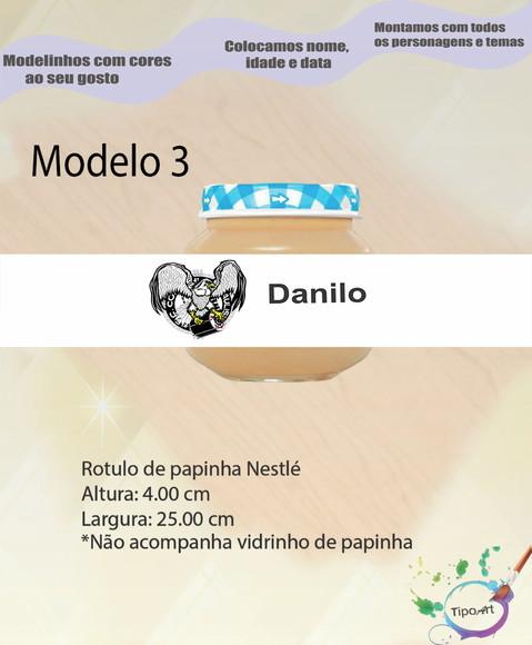 Rótulo Vidro Papinha-timão