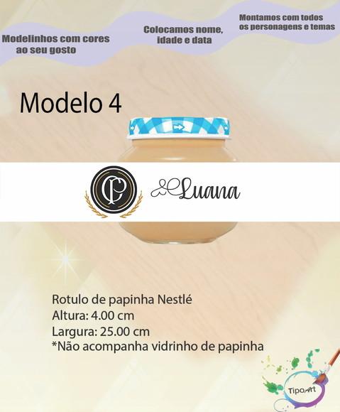 Rótulo Vidro Papinha-timão