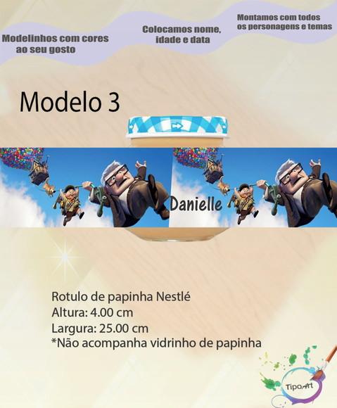 Rótulo Vidro Papinha-up Altas Aventuras