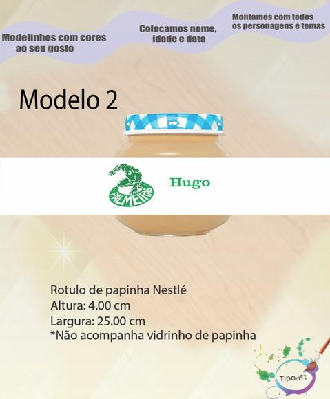 Rótulo Vidro Papinha-verdão
