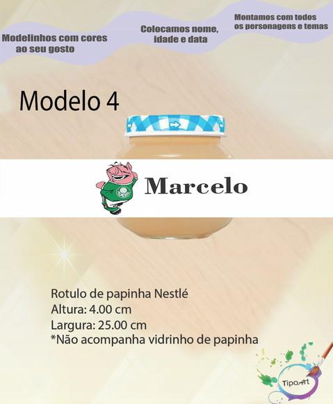 Rótulo Vidro Papinha-verdão
