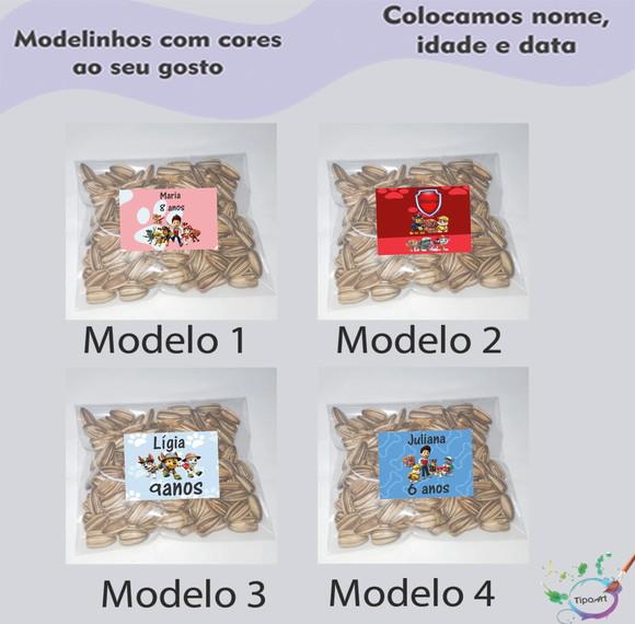 Saquinho com Semente Girassol/ Patrulha Canina