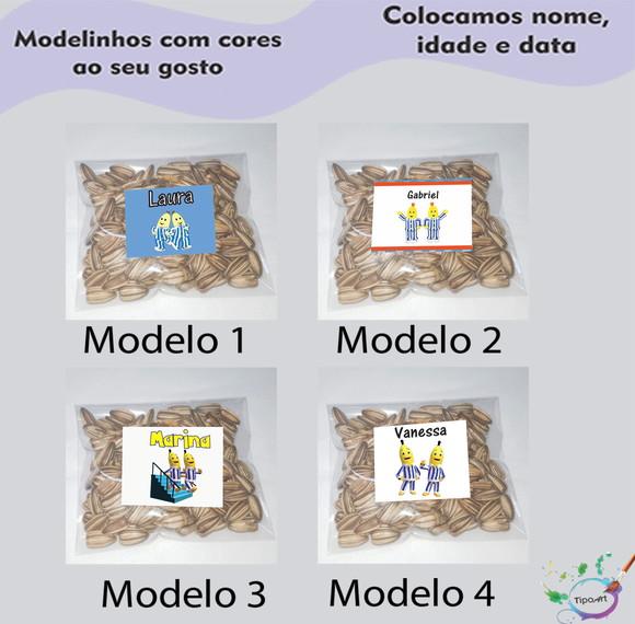 Saquinho com Semente Girassol/bananas de Pijama