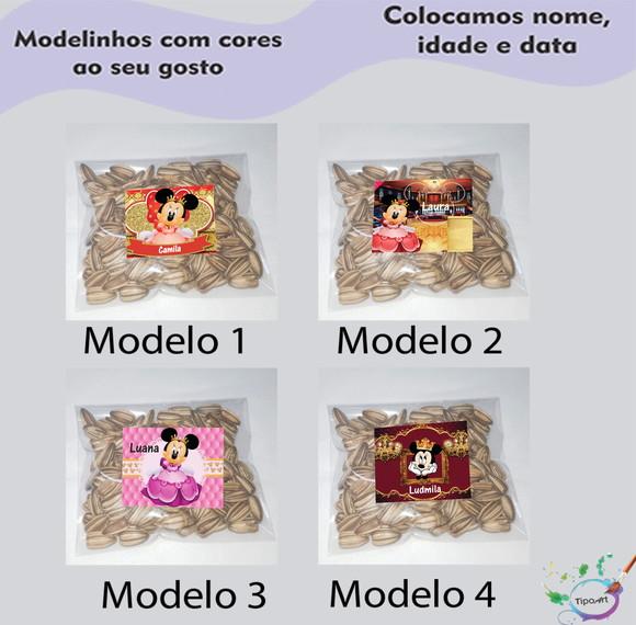 Saquinho com Semente Girassol/minnie Realeza