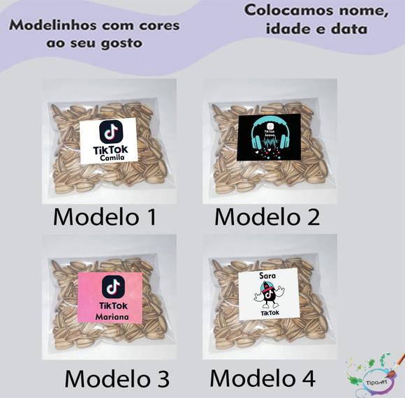 Saquinho com Semente Girassol/tik Tok