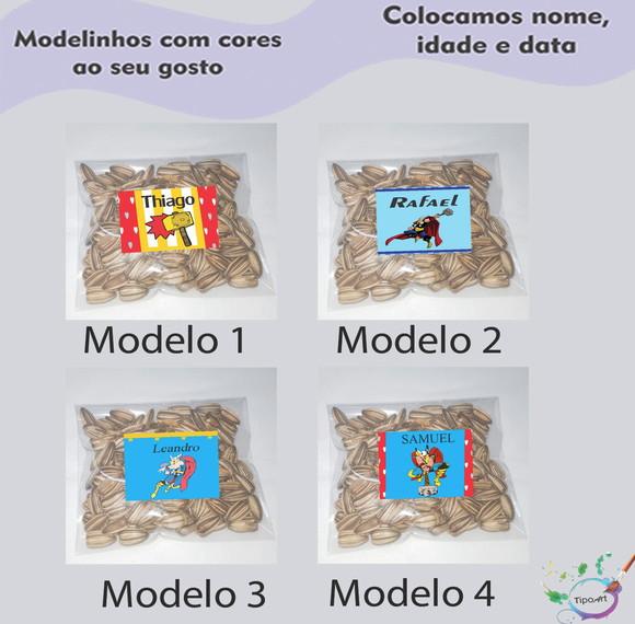 Saquinho Personalizado com Semente Girassol/ Thor