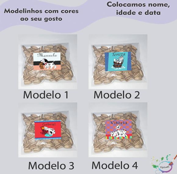 Saquinho Personalizado com Semente Girassol/101 Dalmatas