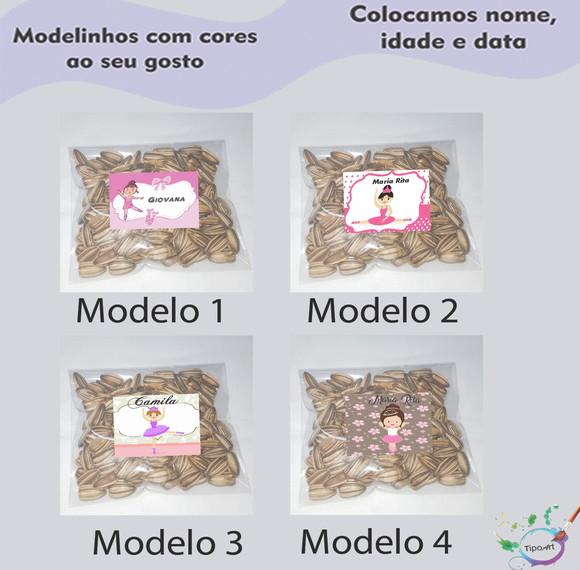 Saquinho Personalizado com Semente Girassol/bailarina