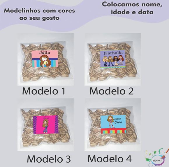 Saquinho Personalizado com Semente Girassol/bratz