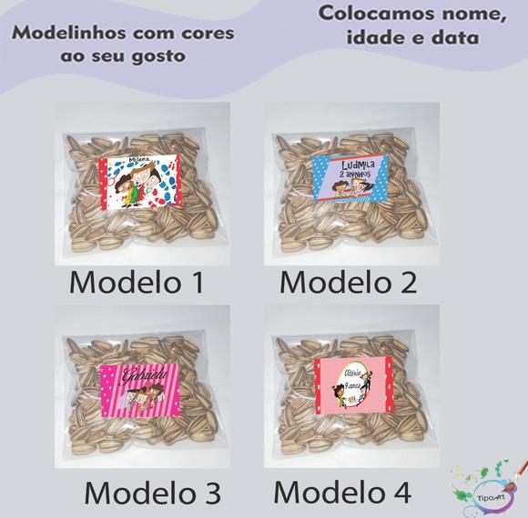 Saquinho Personalizado com Semente Girassol/detetives