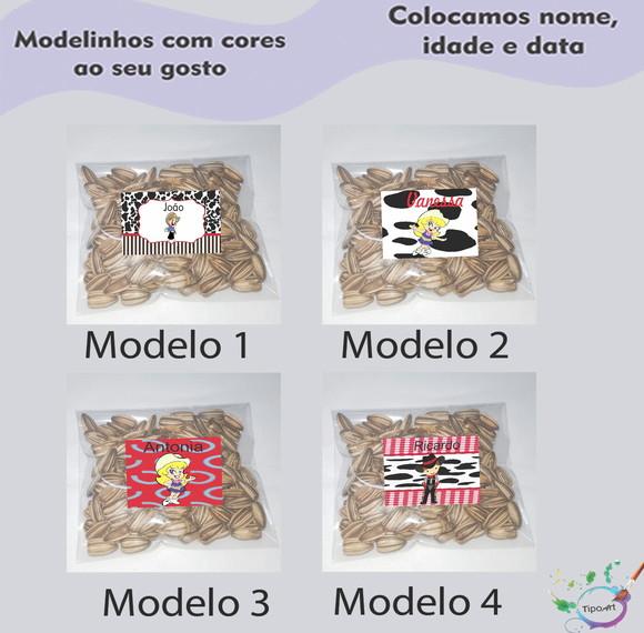 Saquinho Personalizado com Semente Girassol/cowboy