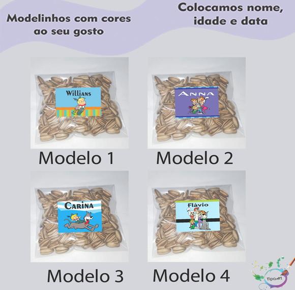 Saquinho Personalizado com Semente Girassol/jetsons