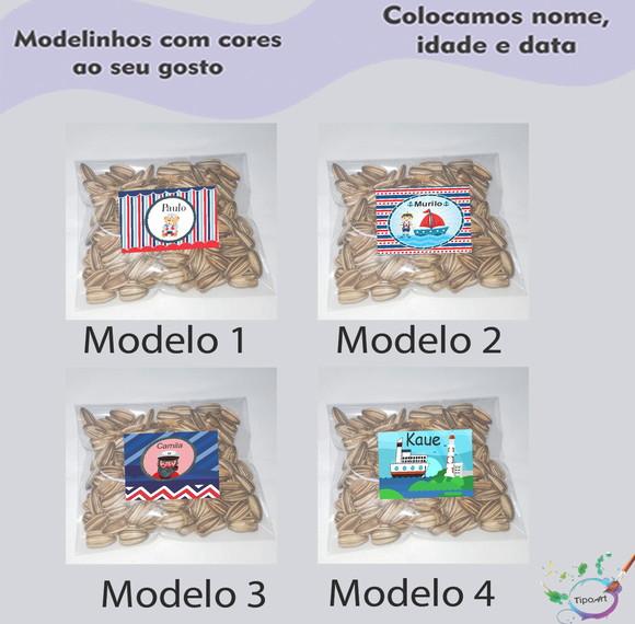 Saquinho Personalizado com Semente Girassol/marinheiro