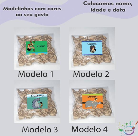 Saquinho Personalizado com Semente Girassol/mogli