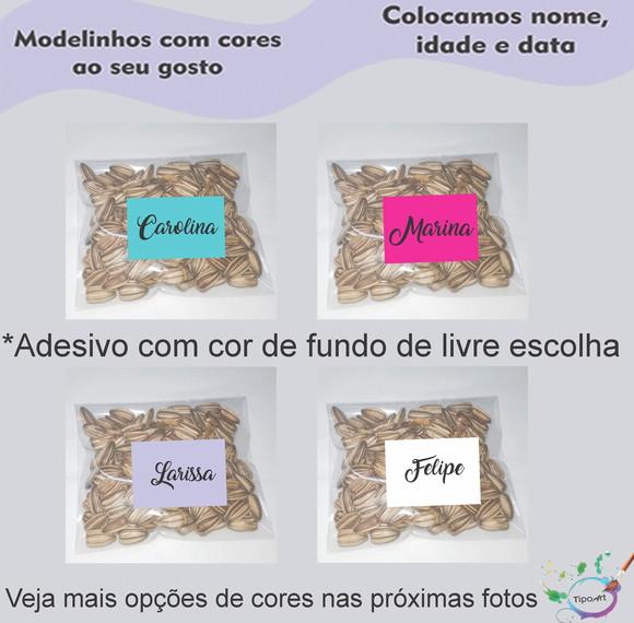 Saquinho Personalizado com Semente Girassol/nomes