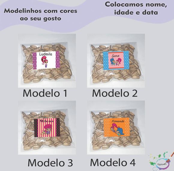 Saquinho Personalizado com Semente Girassol/shimmer Shine