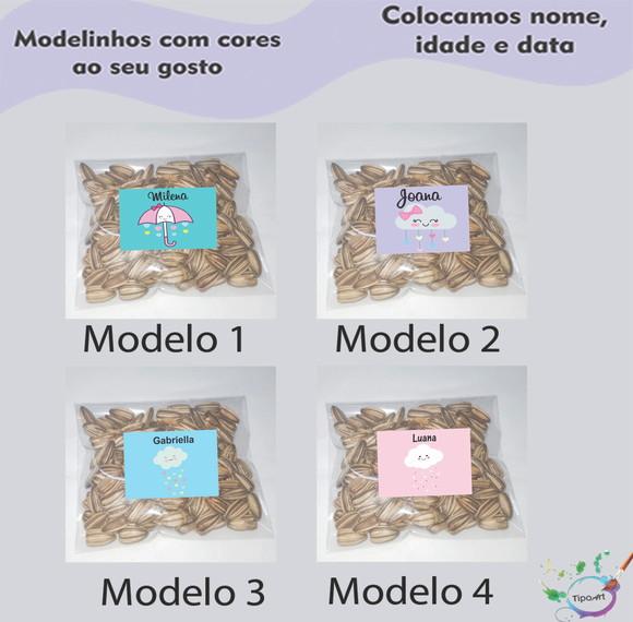 Saquinho Personalizado com Sementel/chuva de Amor