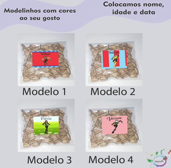 Saquinho Personalizado com Semente Girassol/x Mens