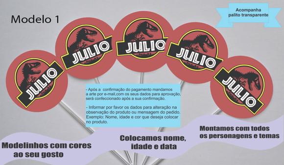 Topper -dinossauro