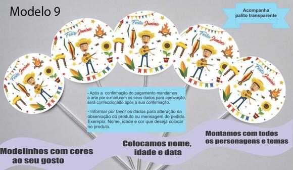 Topper -festa Junina