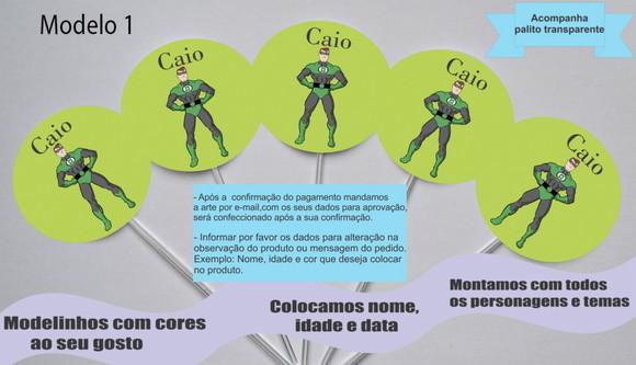 Topper -lanterna Verde
