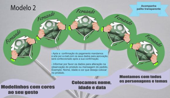 Topper -lanterna Verde