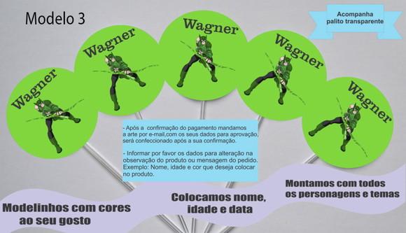 Topper -lanterna Verde