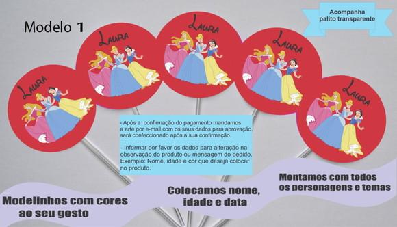 Topper -princesas