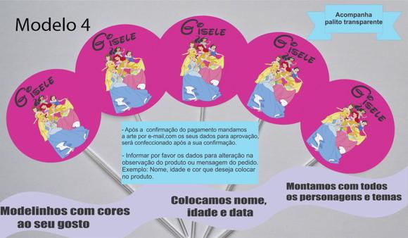 Topper -princesas