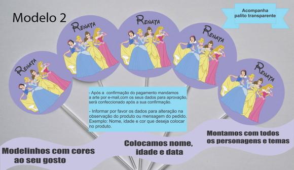 Topper -princesas