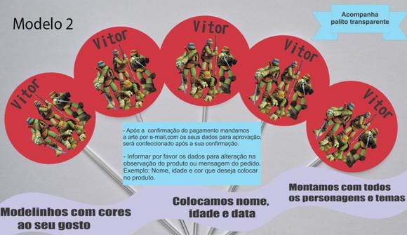 Topper -tartaruga Ninja