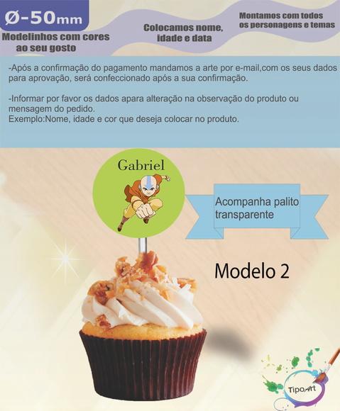 Topper 5 cm -avatar Aang
