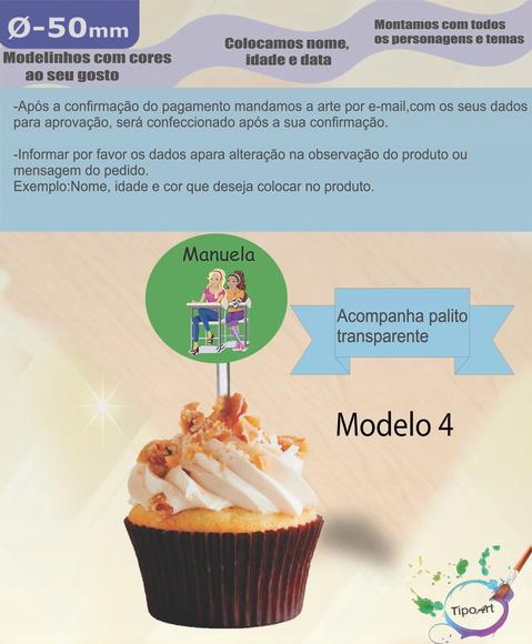 Topper 5 cm -barbie
