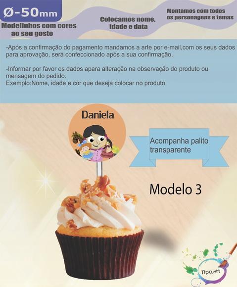Topper 5 cm -boneca