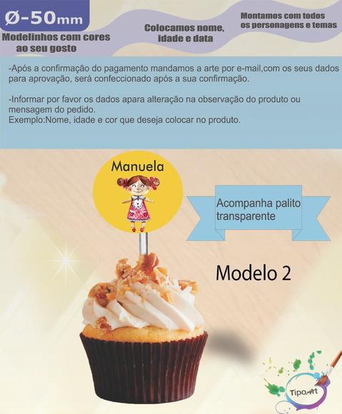 Topper 5 cm -boneca