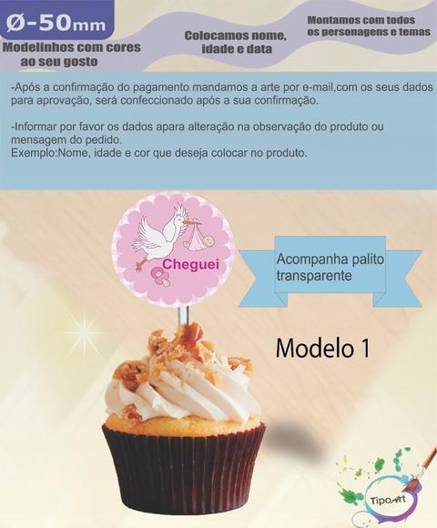 Topper 5 cm -chá de Bebe