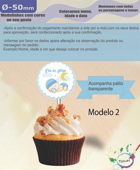 Topper 5 cm -chá de Bebe