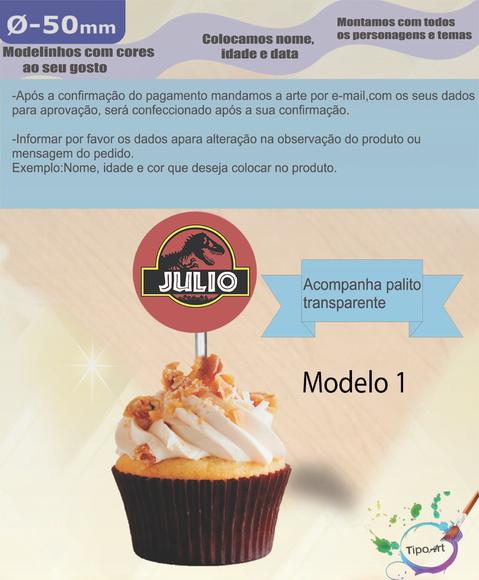 Topper 5 cm -dinossauro