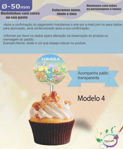 Topper 5 cm -dinossauro