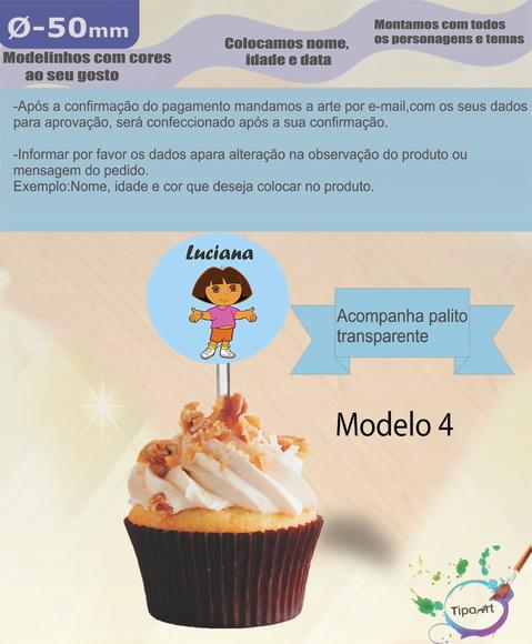 Topper 5 cm -dora Aventureira