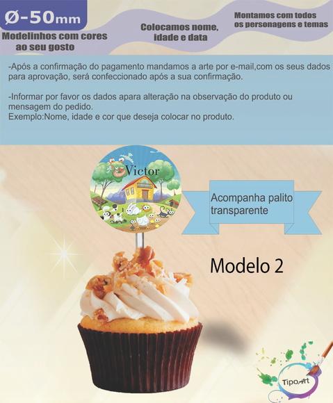 Topper 5 cm -fazendinha