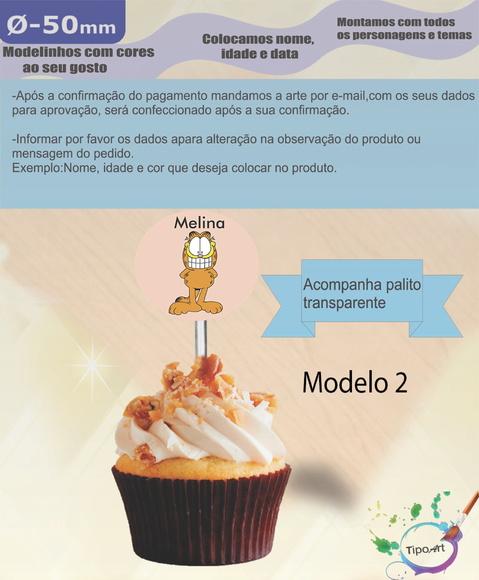 Topper 5 cm -garfield